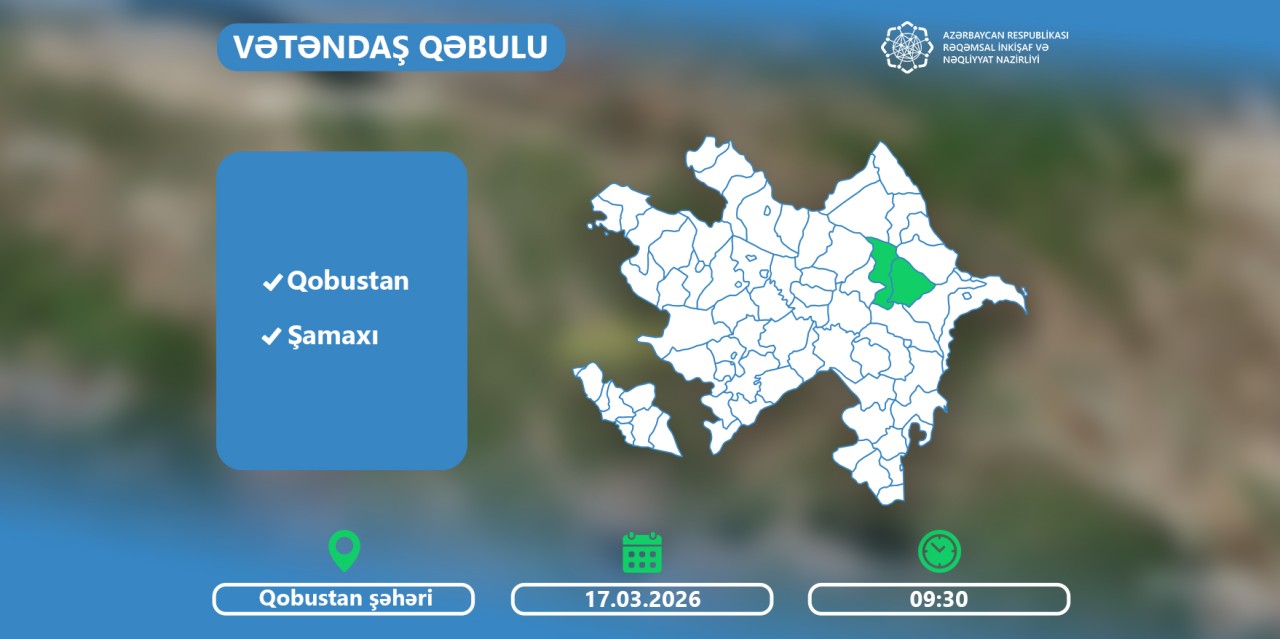 Rəşad Nəbiyev Qobustanda vətəndaşları qəbul edəcək